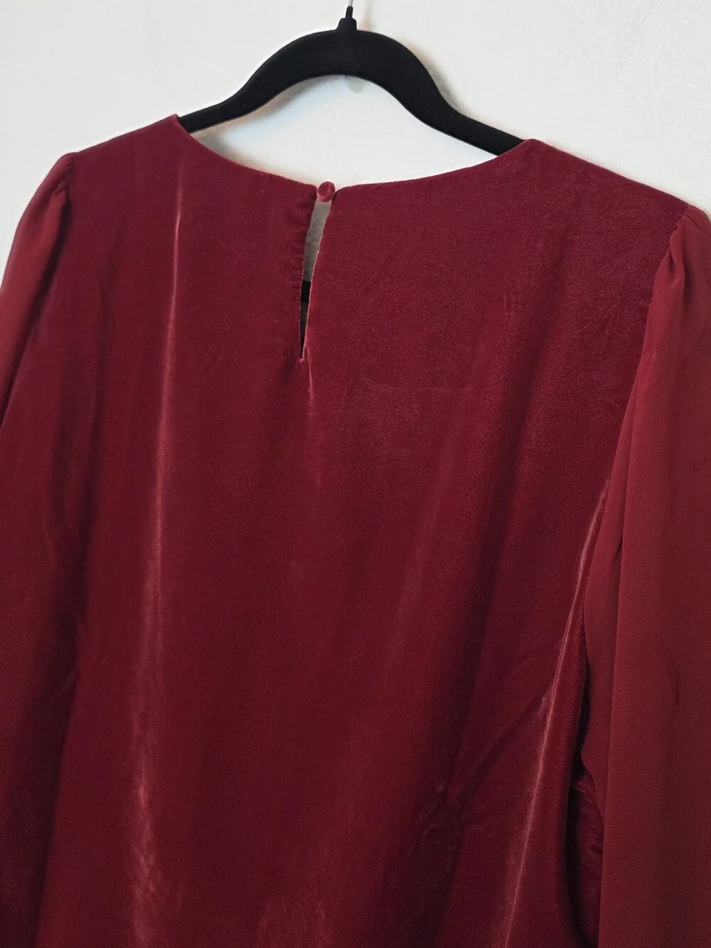 🚨NEW J CREW Velvet Puff-Sleeve Top Size 8 Holiday Festive Dressy Holiday 2025
